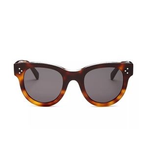 Celine round tortoise 48mm sunglasses